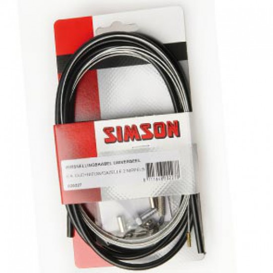 Simson versn kabel uni Gazelle zwart