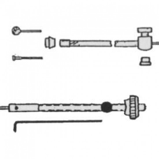 Elvedes remkabel kit voor + inbus draadeind