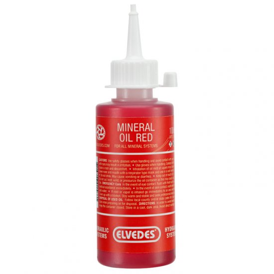 Elvedes mineraal olie 100ml rood