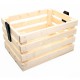 Fietskrat blank vuren hout 40x29x24cm