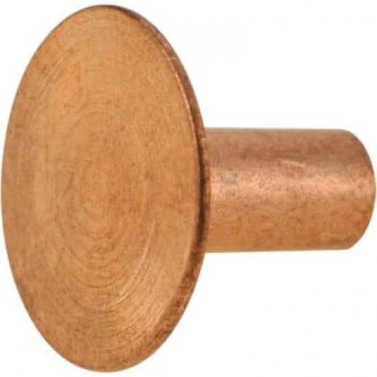 Brooks klinknagel copper rond 13mm (3stk)