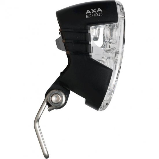 Axa koplamp Echo switch aan/uit dynamo 15 lux zwart