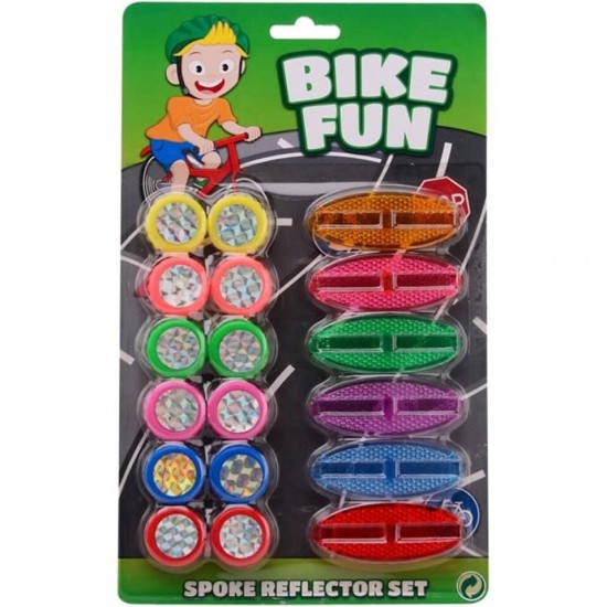 Bike Fun spaakreflectoren 18 stuks op kaart