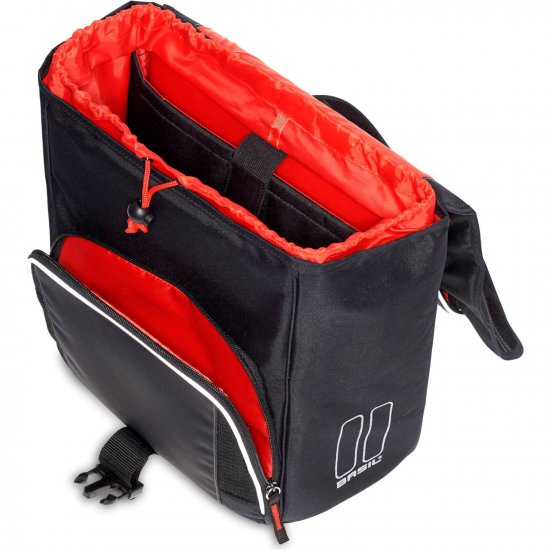 Basil schoudertas Sport Design zwart 18L