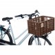 Basil fietskrat L brown 40L recycled