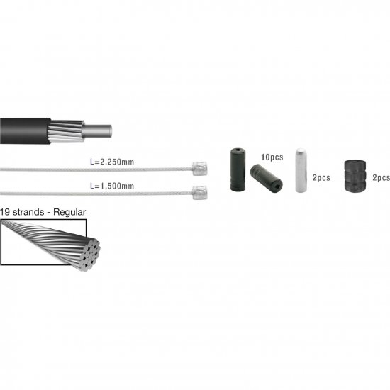 Elvedes schakel kabel kit ATB/RACE groen