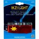 IKZI Light achterlicht 5 led sensor batterij 80mm