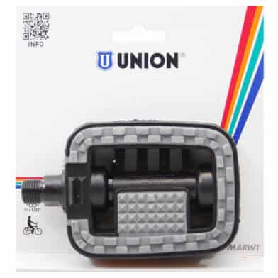 Union pedalen 807 anti-slip zwart grijze inleg op kaart