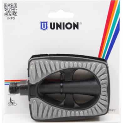 Union pedalen 808 anti-slip zwart grijze inleg op kaart