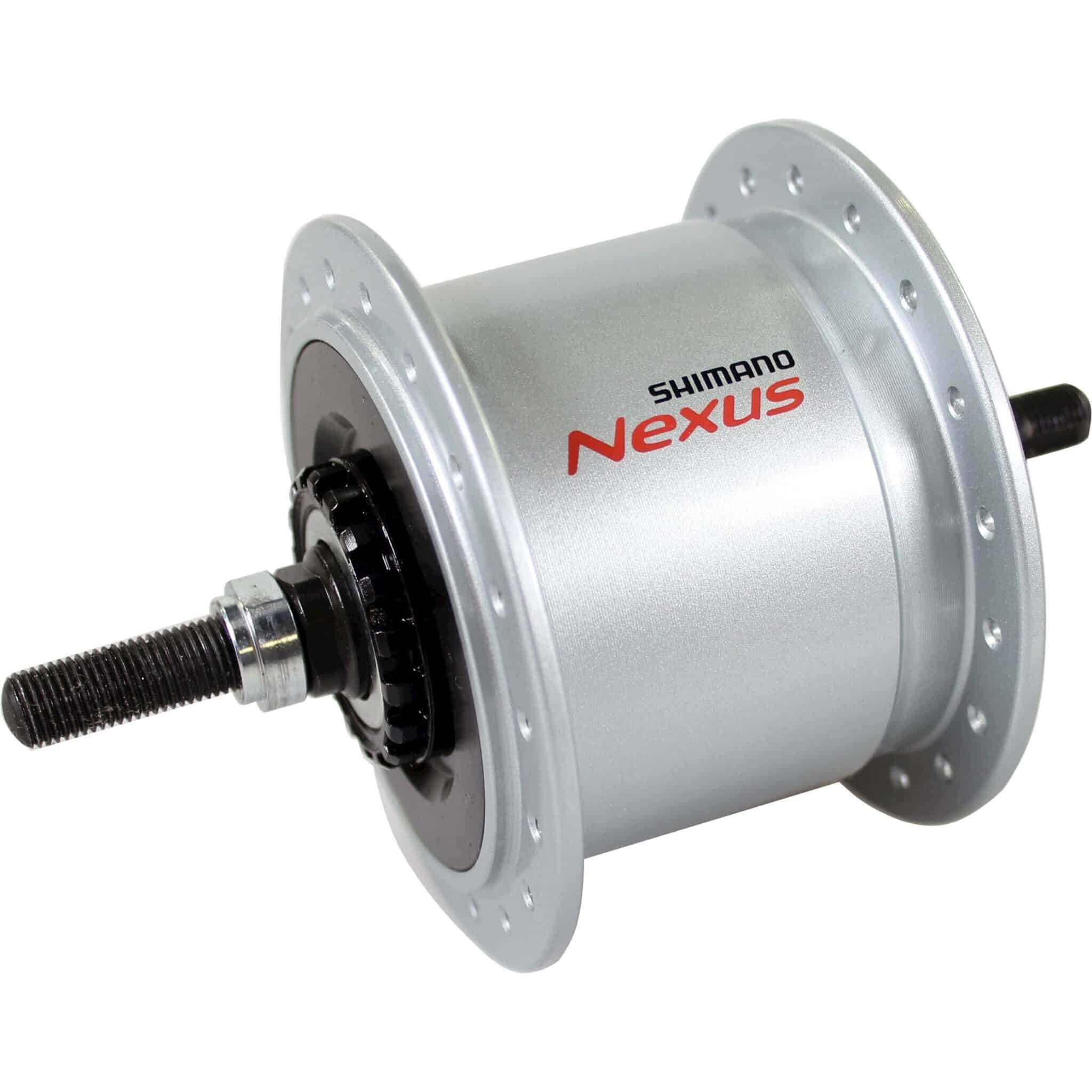 Shimano dynamonaaf 6v 2,4w DH-C6000 RB zilver