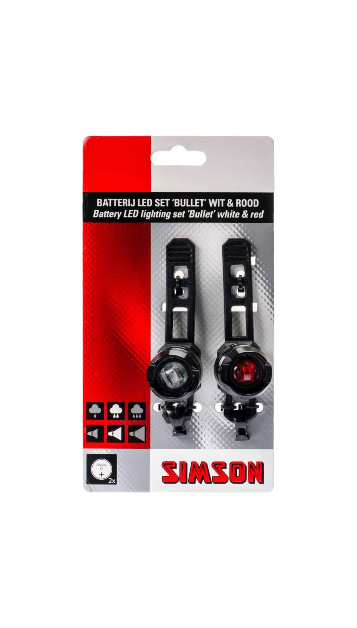Simson verlichtingsset Bullit batterij