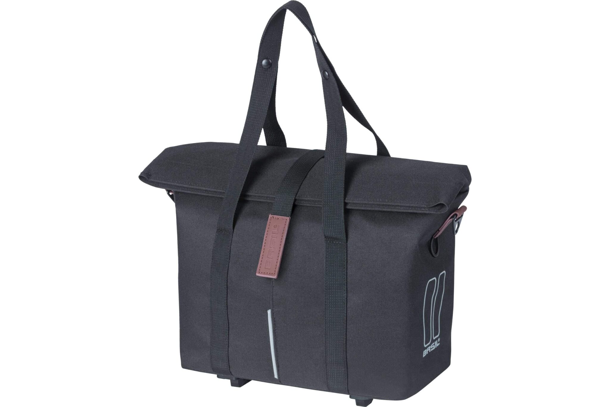Basil fietshandtas City zwart MIK - KF - Hook 8-11L