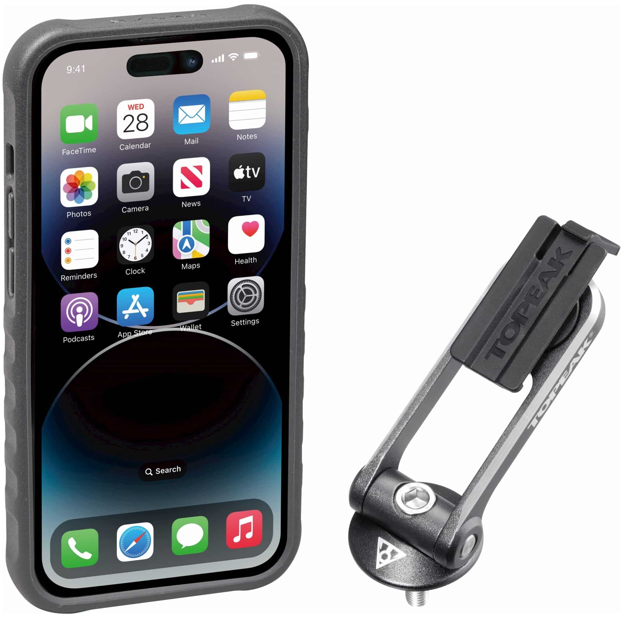 Topeak RideCase iPhone 14 Pro incl. bevestiging