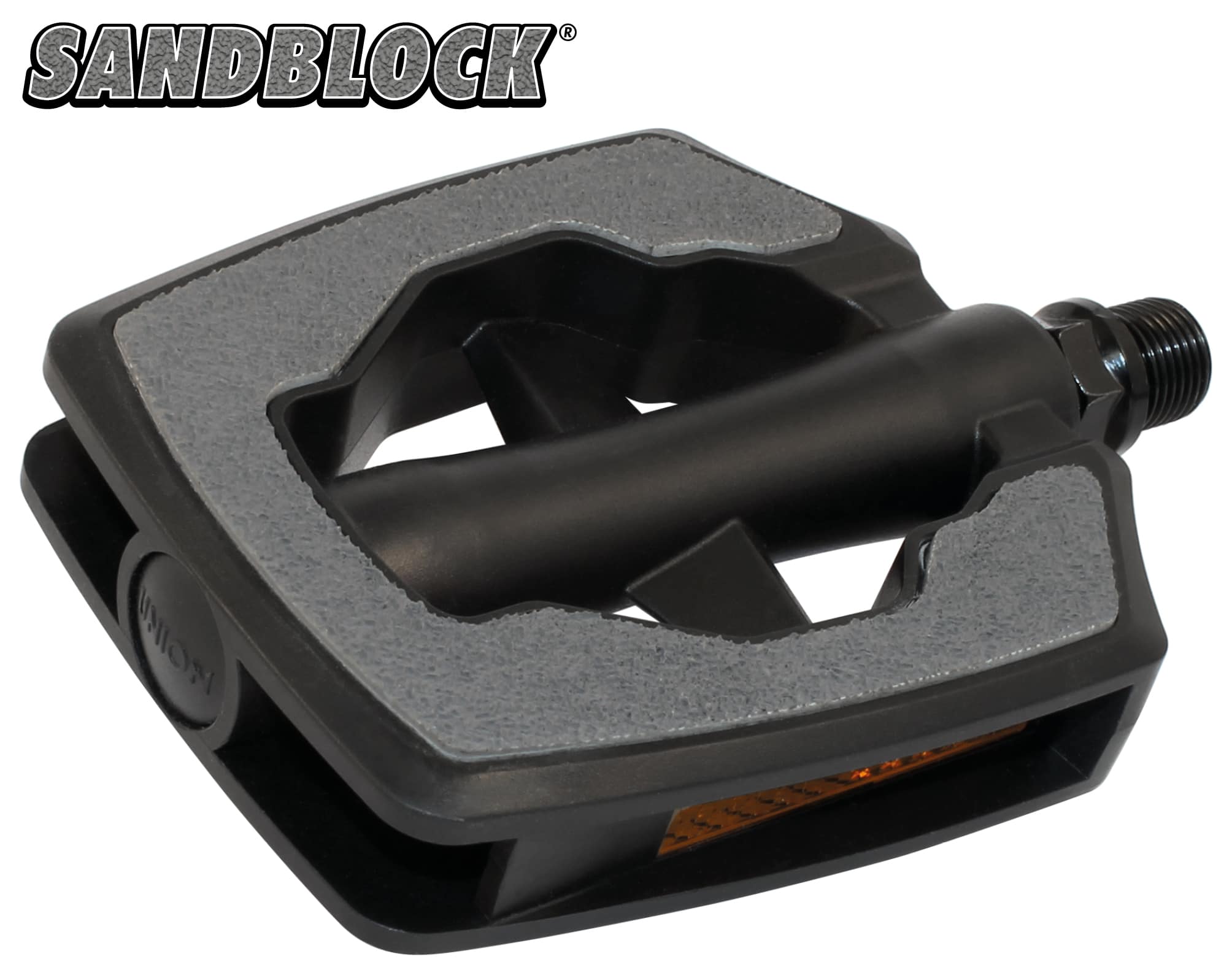 Union pedalen SP-880 anti-slip SANDBLOCK grijze opleg kaart