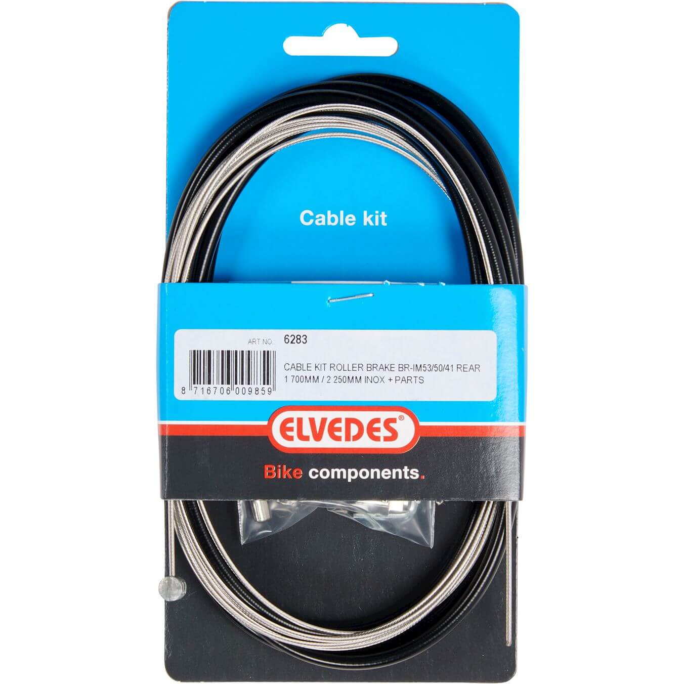 Elvedes remkabel achter Rollerbrake br-im41/50/53 zwart