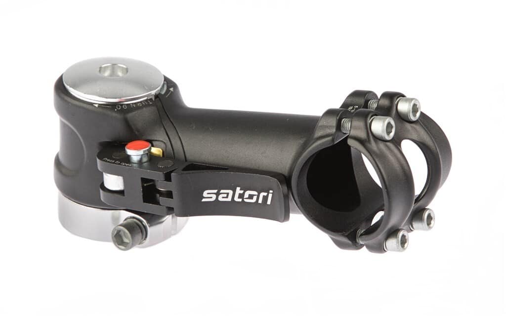 Satori stuurpen ET2 31.8/110mm, zwart