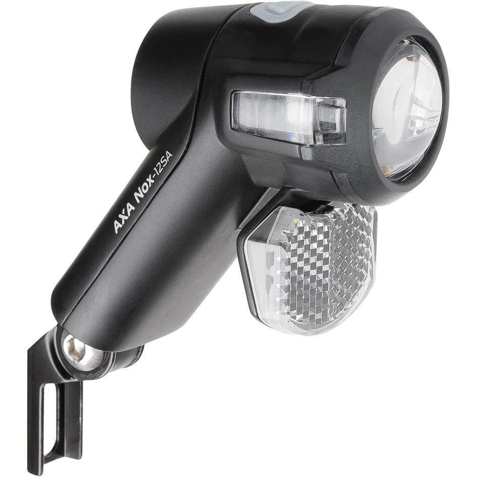 Axa koplamp Nox Sport auto off batterij 12 lux zwart