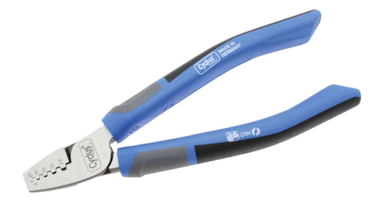Cyclus krimptang, 0,25 tot 2,5 mm, ergonomische handgreep