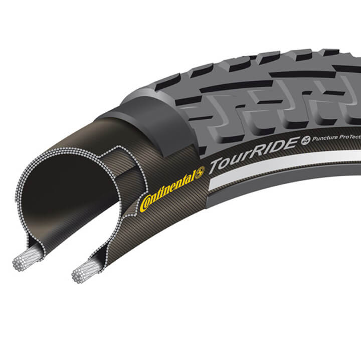 Continental btb Ride Tour 26 x 1.75 zw refl