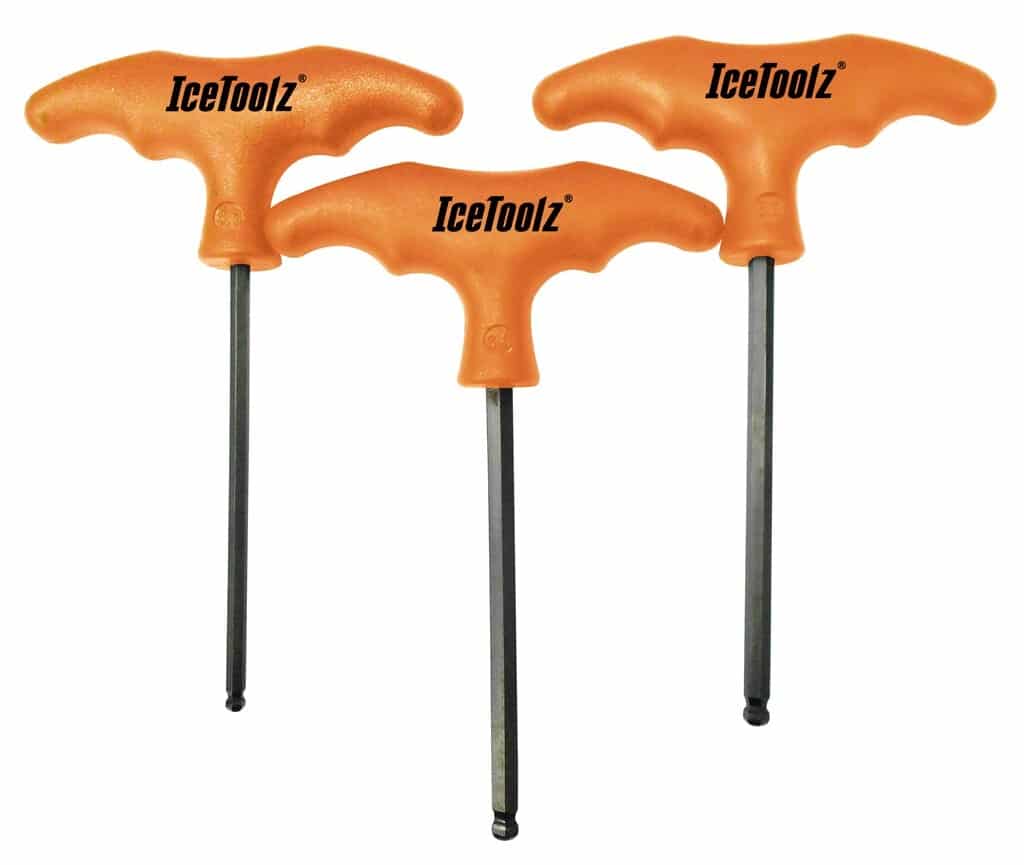 IceToolz inbussleutel set T handvat 4/5/6mm