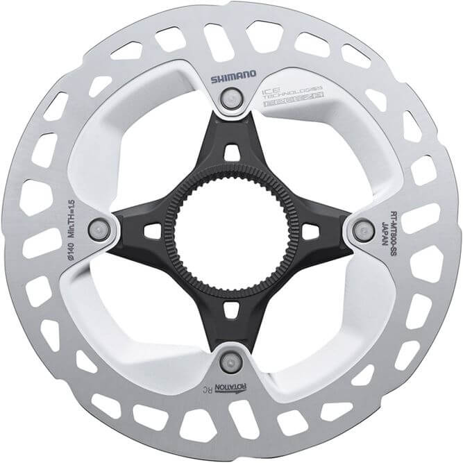 Shimano remschijf 140mm RT-MT800 Ice-Tech centerlock