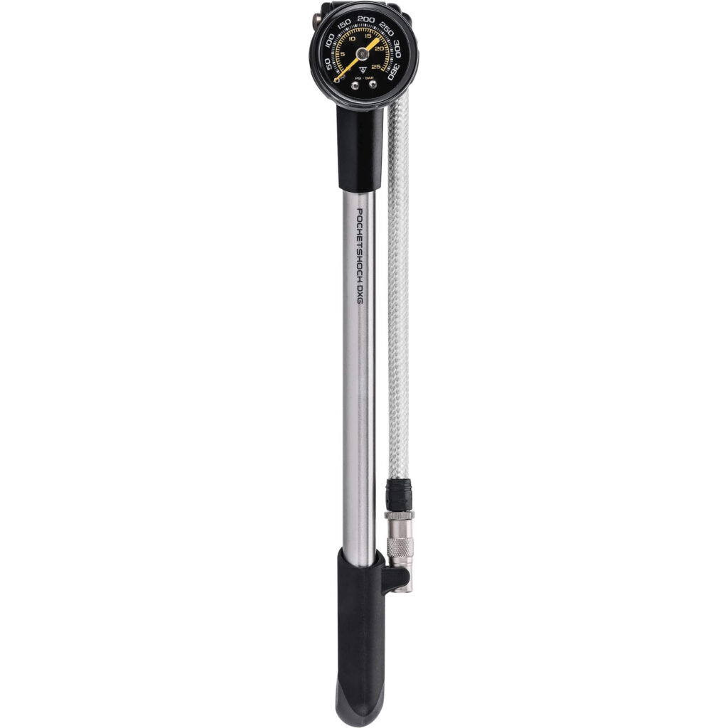 Topeak minipomp Pocket Shock DXG XL met pompslang 19.5 cm