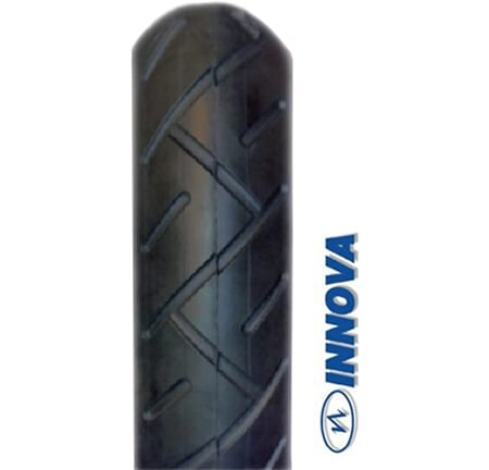 Innova buitenband + binnenband 10 x 2.125 AV 90/45 zwart