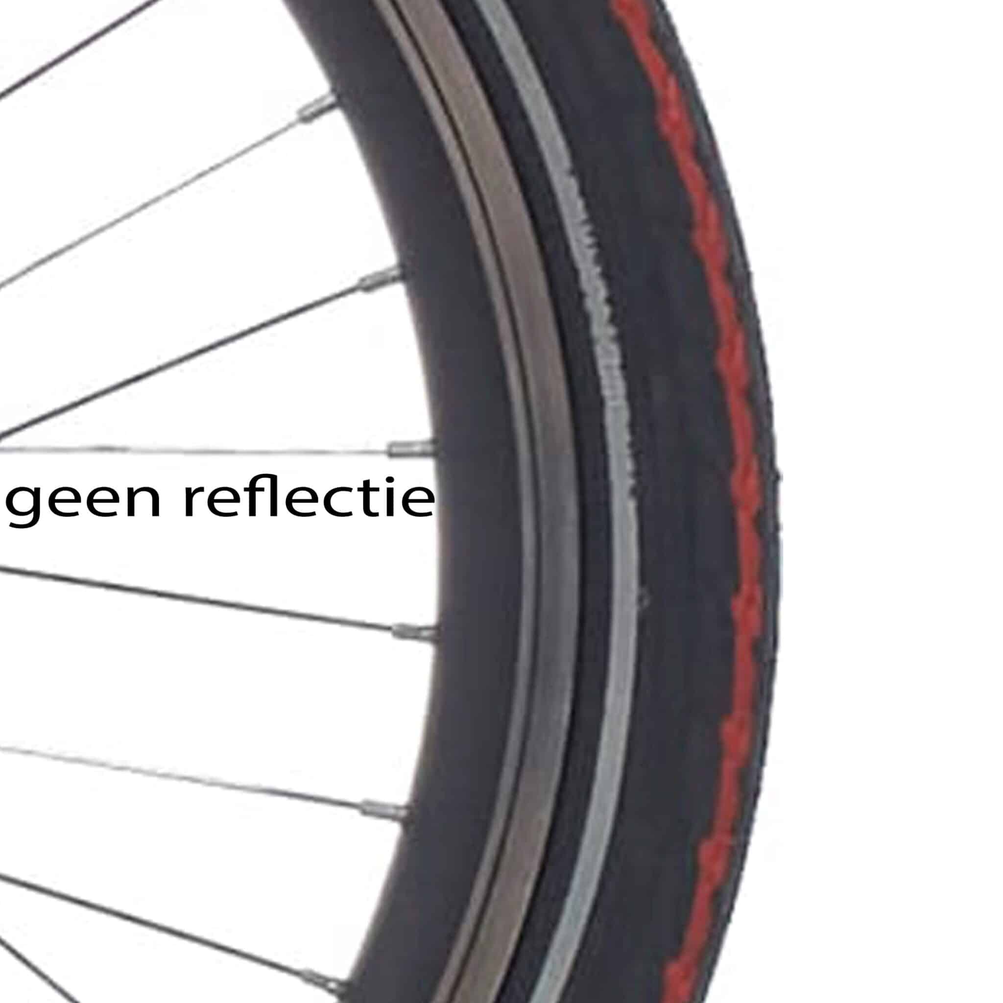 Deli Tire buitenband SA-206 18 x 1.75 zw oranje streep
