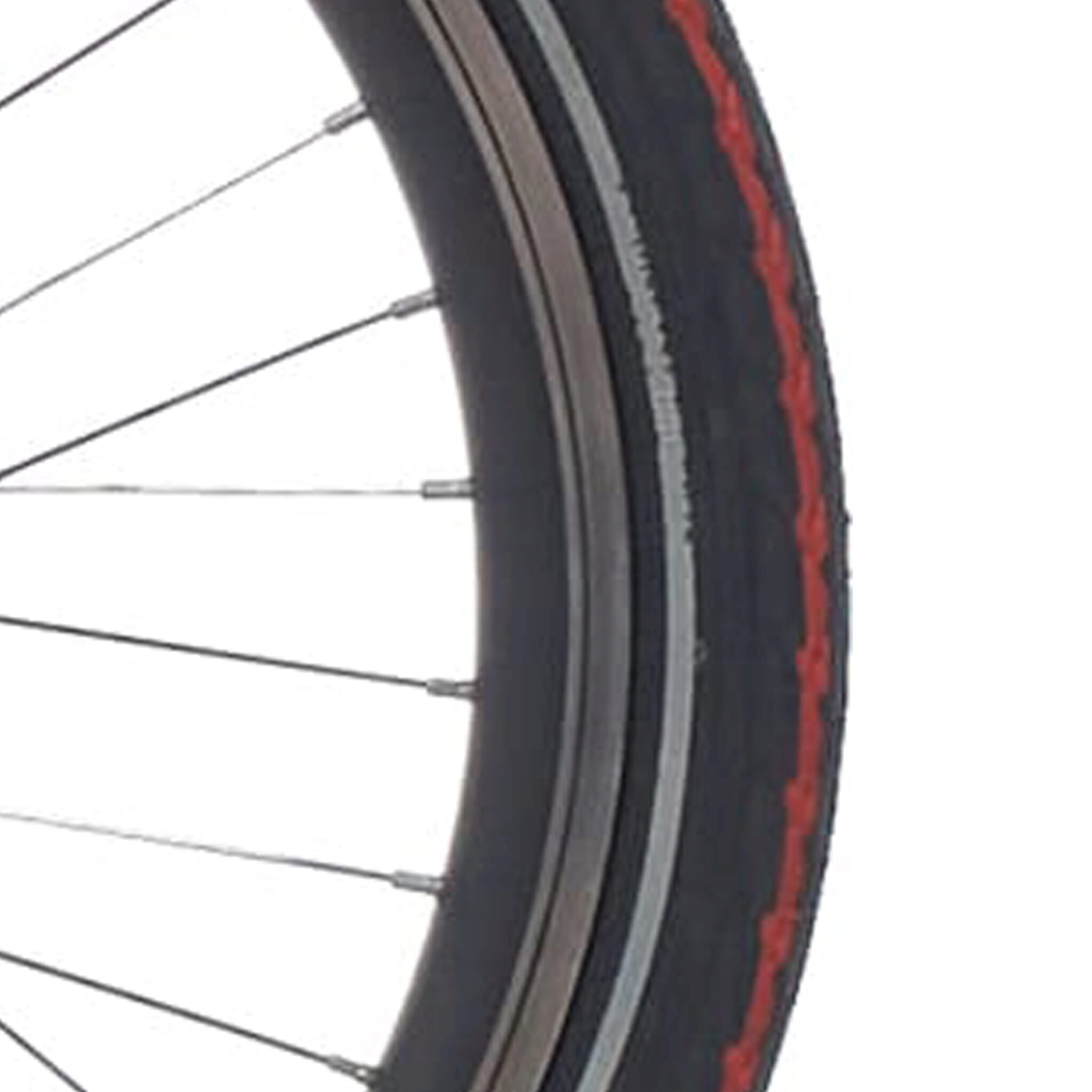 Deli Tire buitenband SA-206 22 x 1.75 zw oranje streep refl