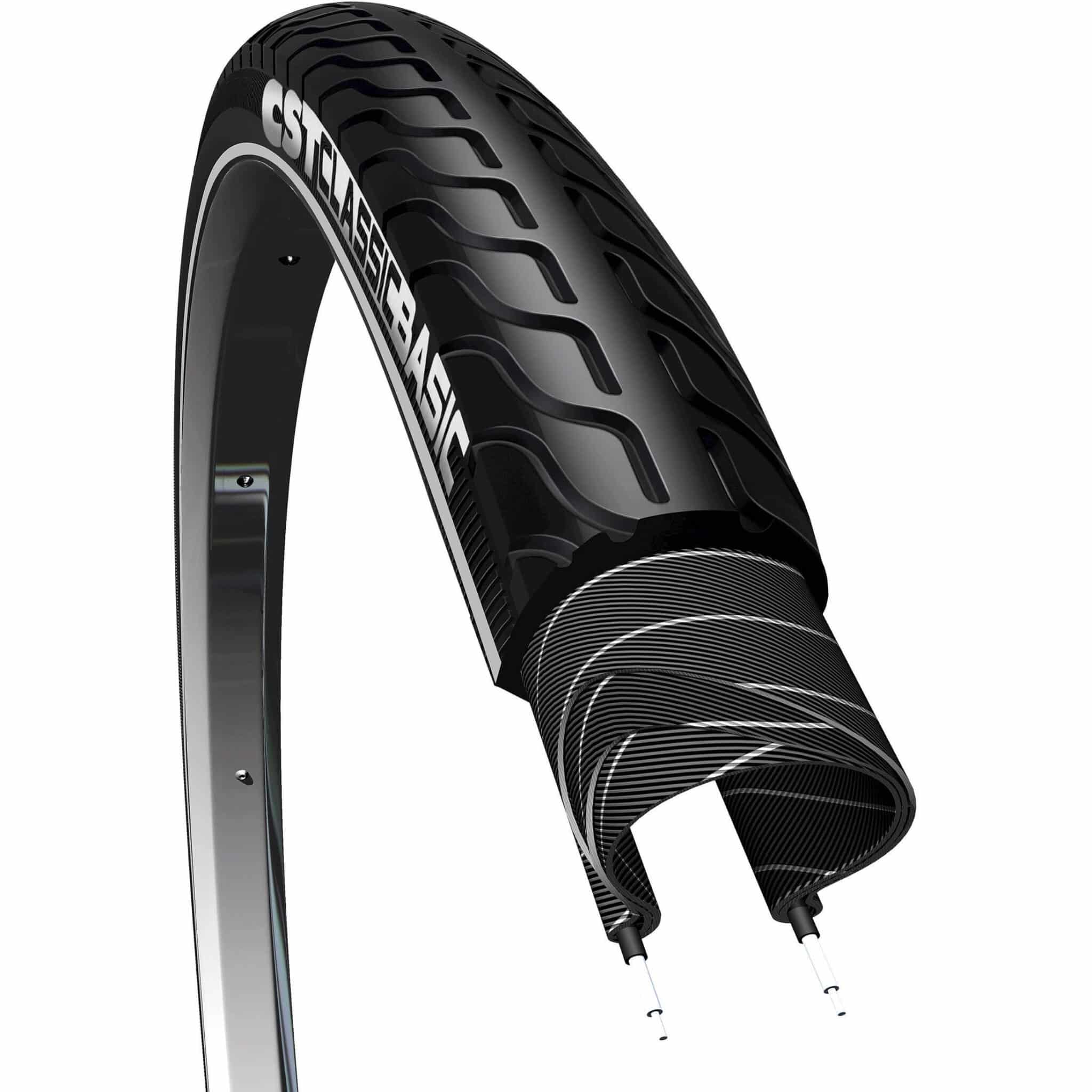 CST buitenband Basic 28 x 1 1/2 zw refl
