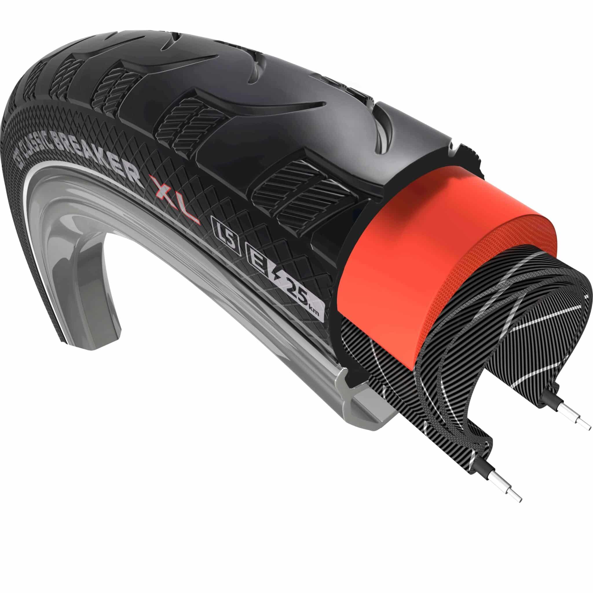 CST buitenband Classic Breaker XL 28 x 1 1/2 zw refl
