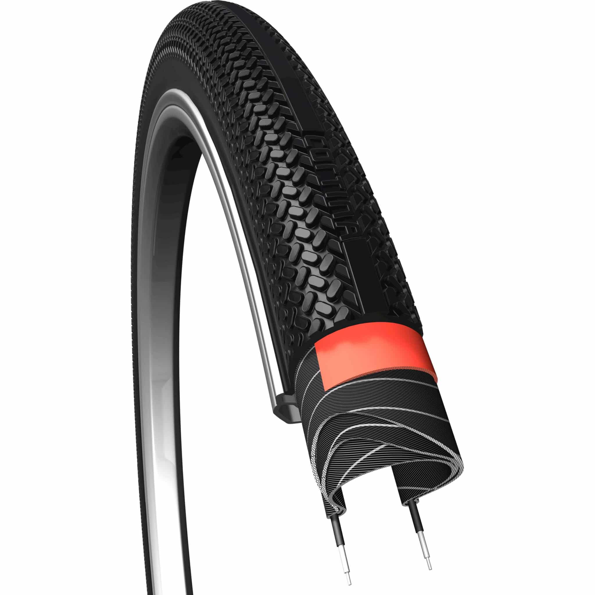 Cortina buitenband Canberra 28 x 1.75 zwart refl