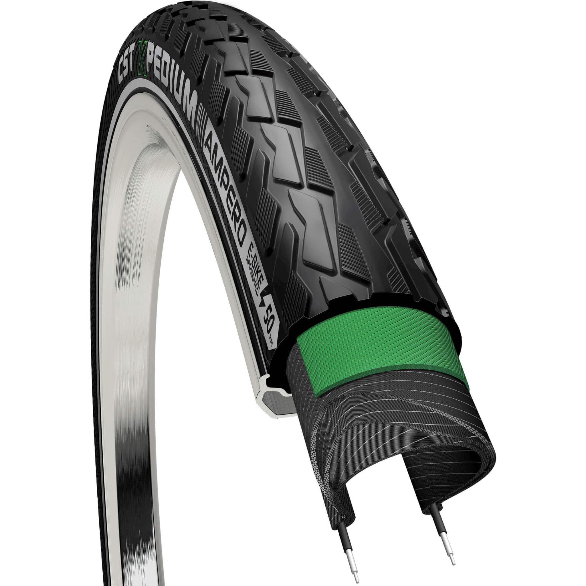 CST buitenband Xpedium Ampero 28 x 1.75 zw refl