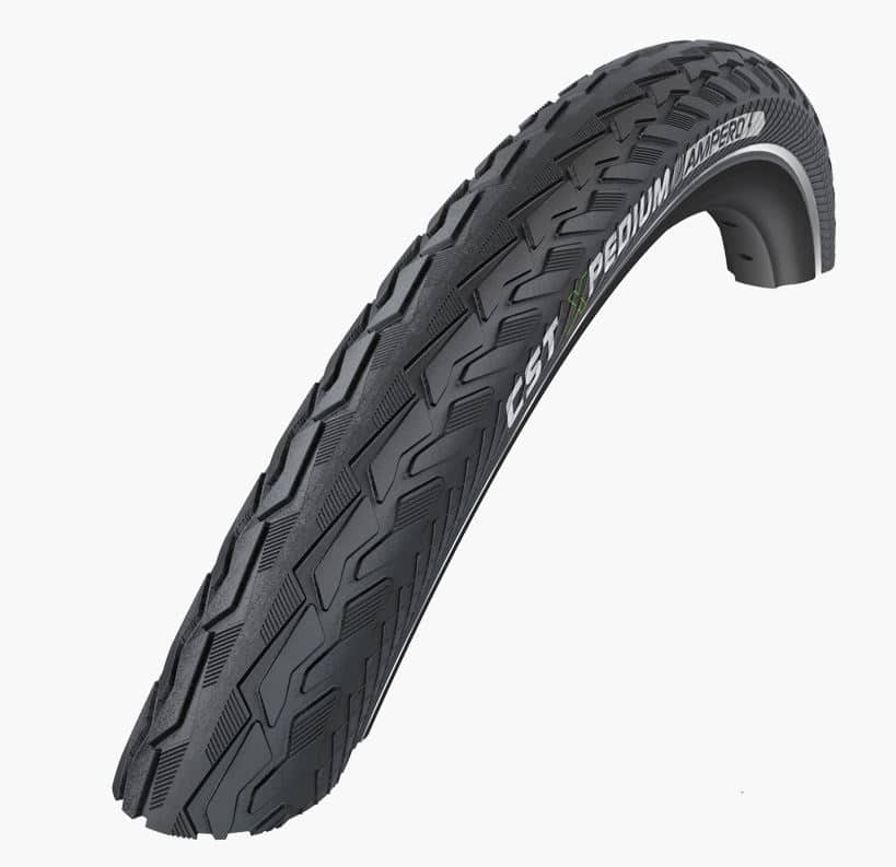 CST buitenband Xpedium Ampero 28 x 1 3/8 zwart refl