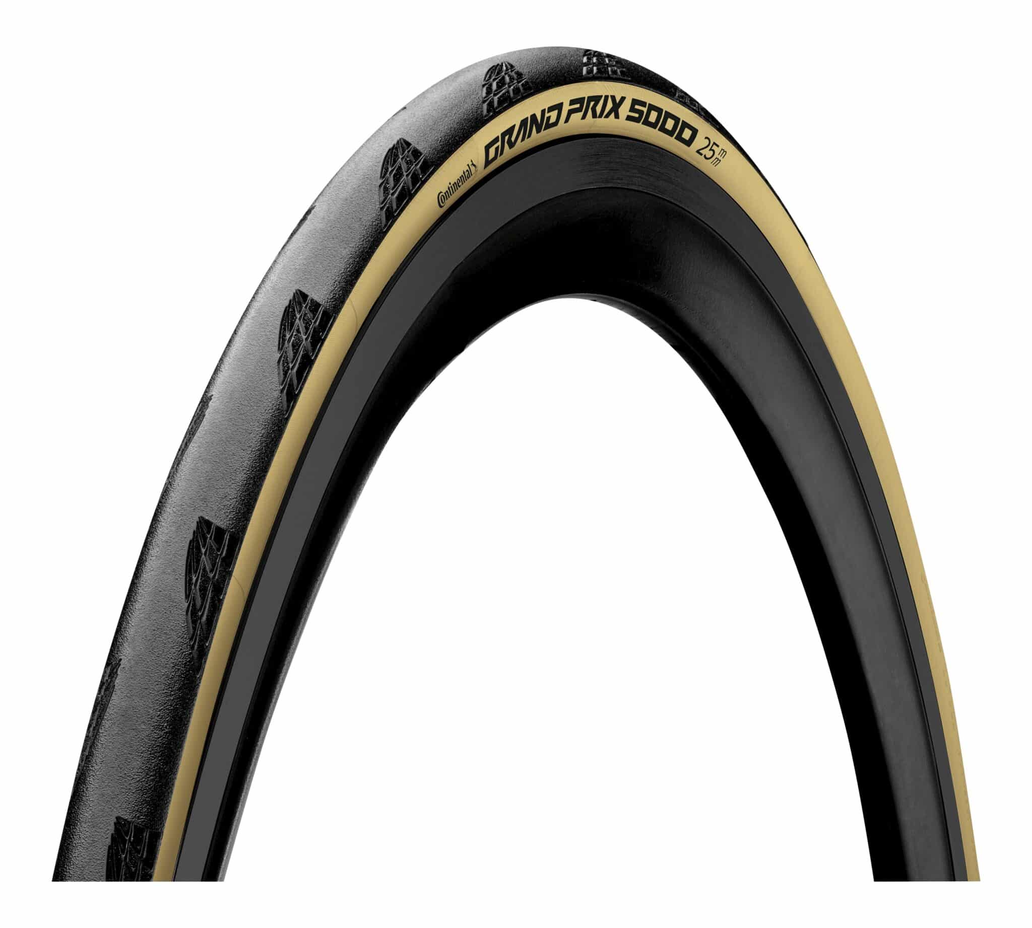Continental buitenband GP 5000 25-622 zw/creme vouw
