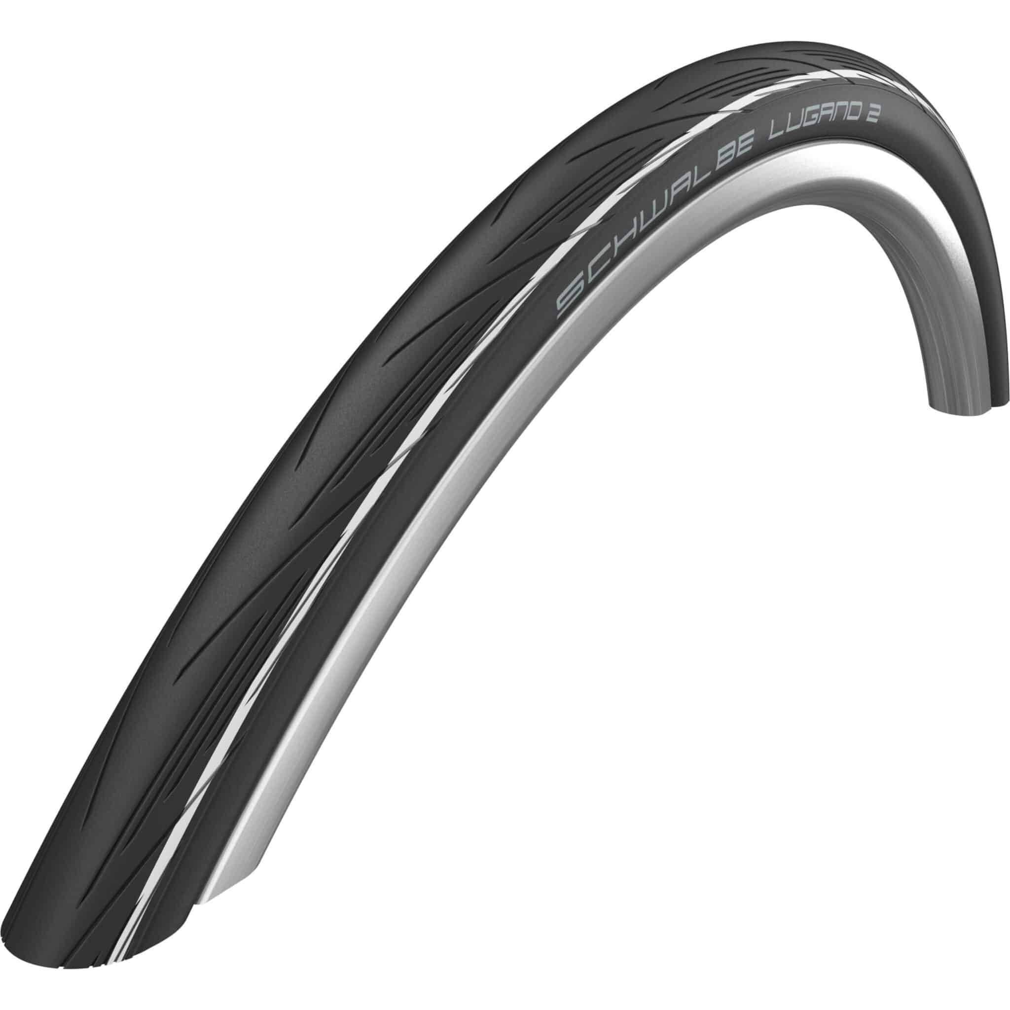 Schwalbe buitenband Lugano II 700 x 25 zw/wit