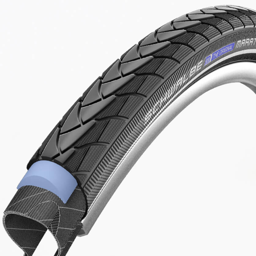 Schwalbe buitenband Marathon Plus Perf S-Guard 47-507 zw refl
