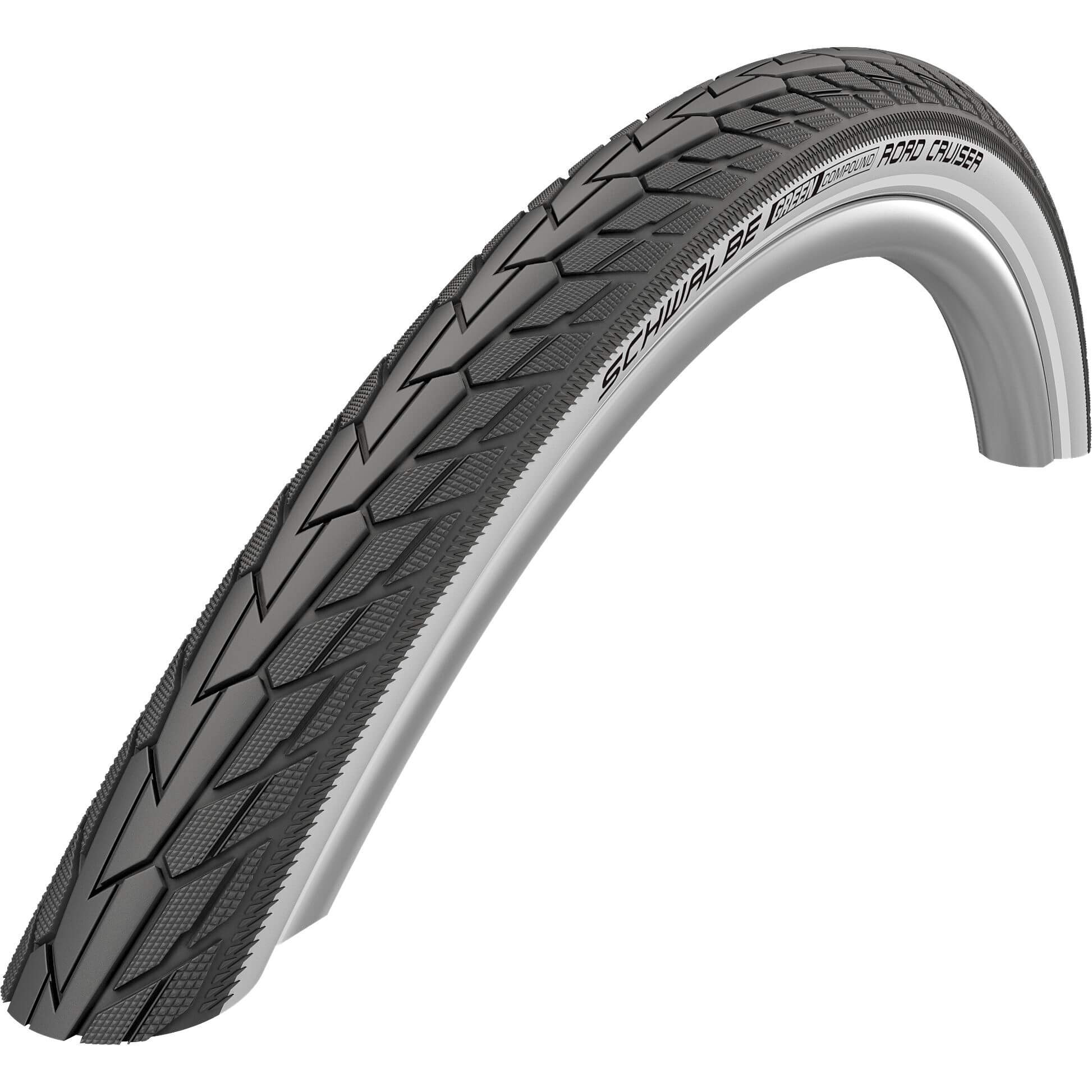 Schwalbe buitenband Road Cruiser 42-622 K-Guard zw/wit refl