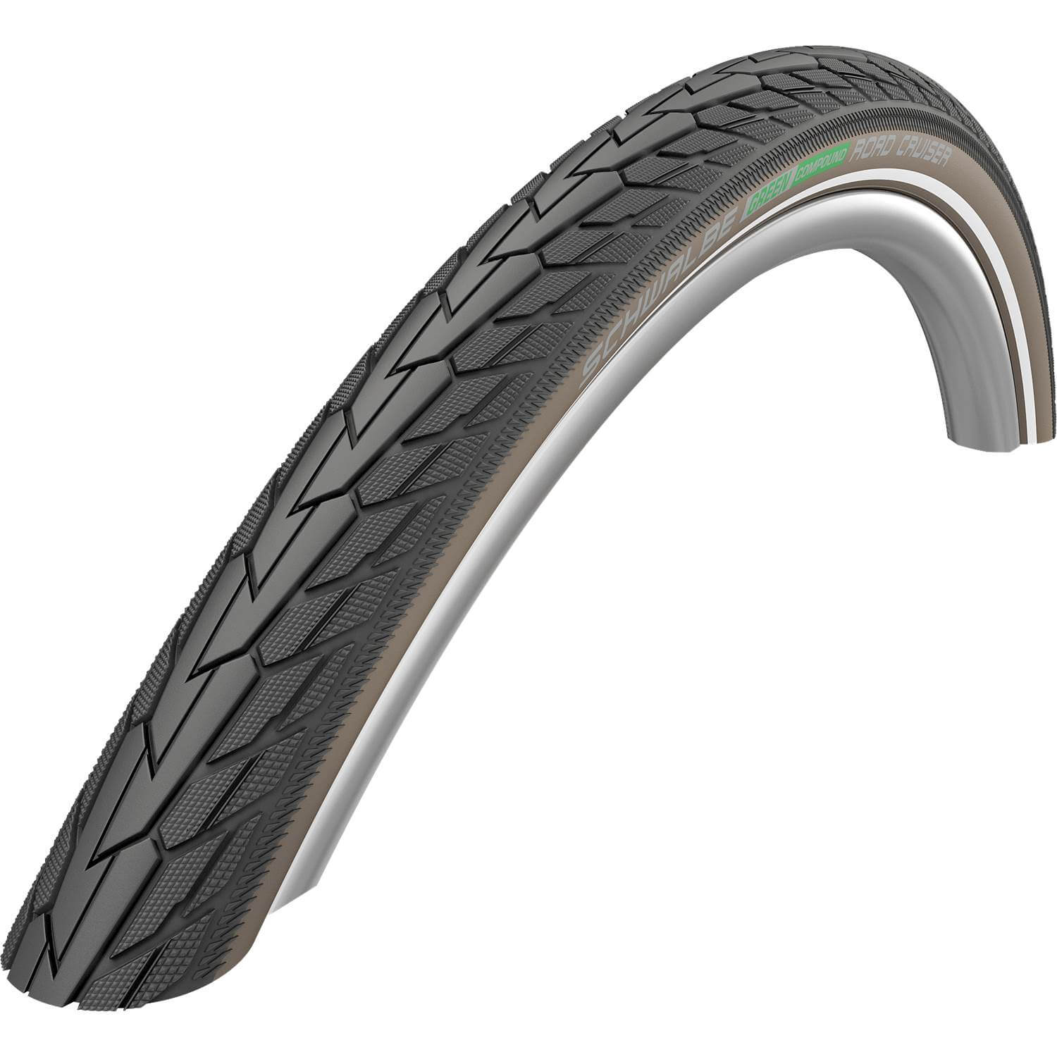 Schwalbe buitenband Road Cruiser 42-622 K-Guard zwart/coffee refl