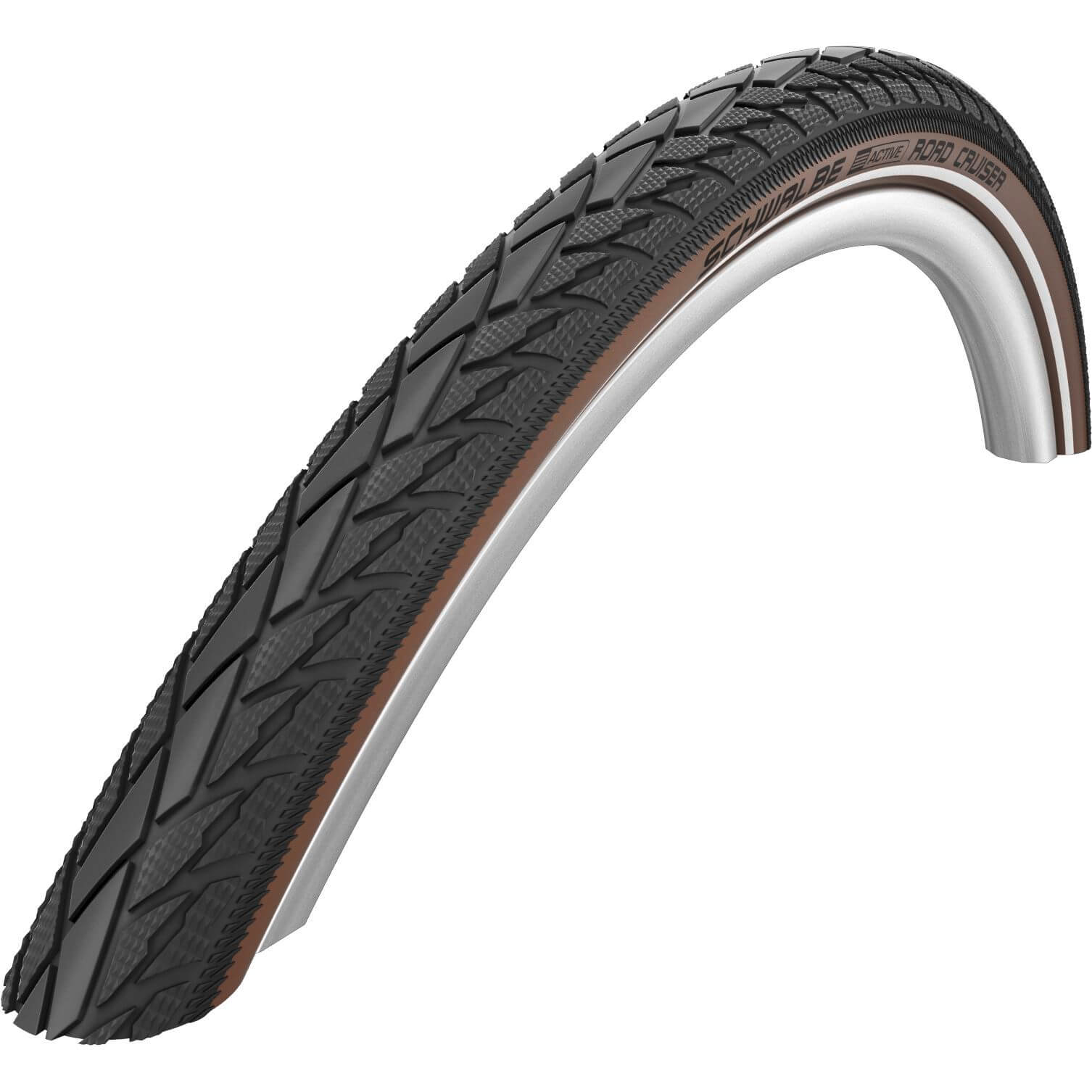 Schwalbe buitenband Road Cruiser 47-622 K-Guard zw/br refl