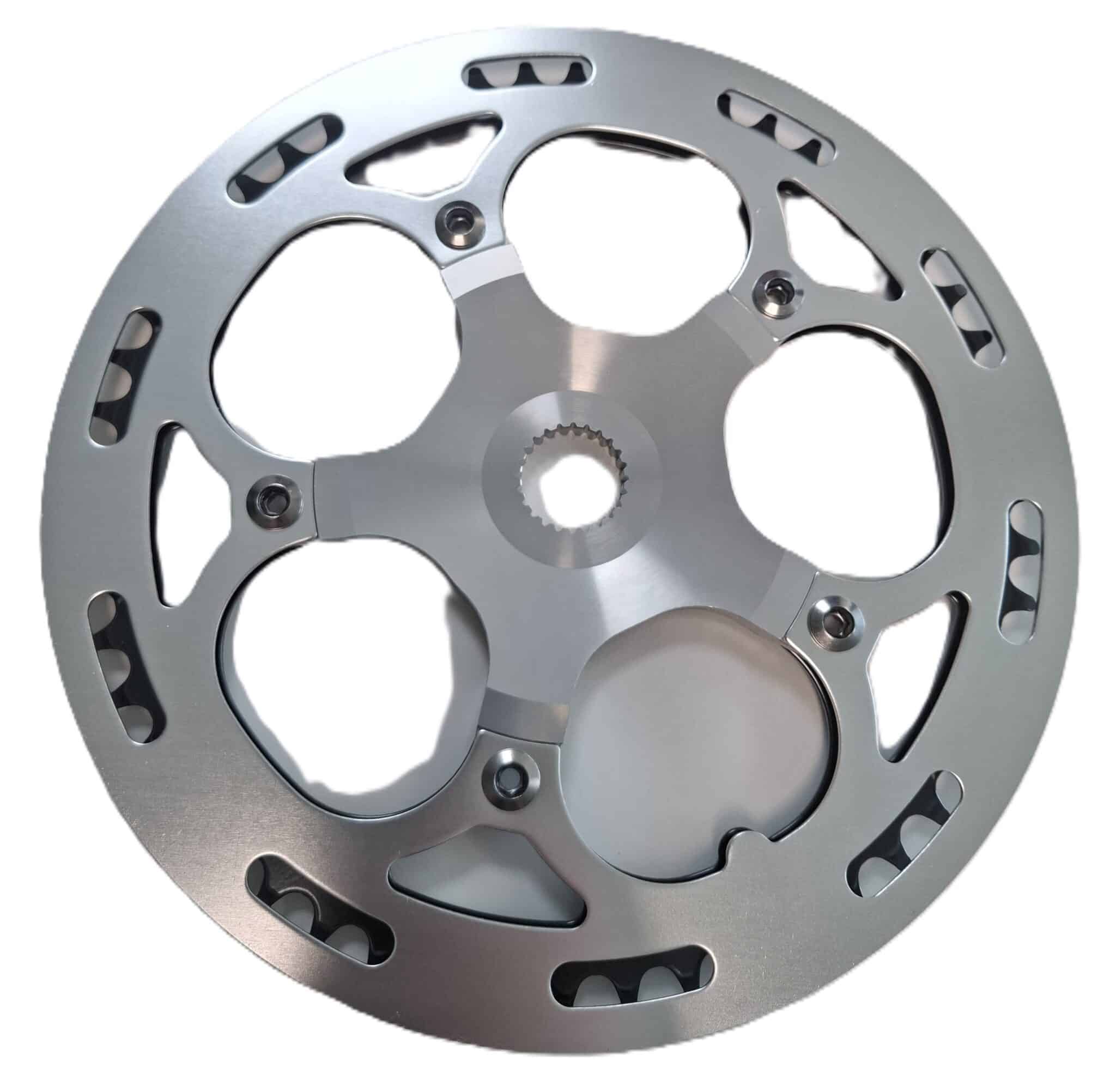 UTO Eovolt crankstel plaat 52t OG16/20 zilver