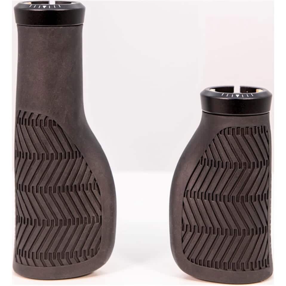 Herrmans handvatten Nucore Grip town wave 90/130mm zwart