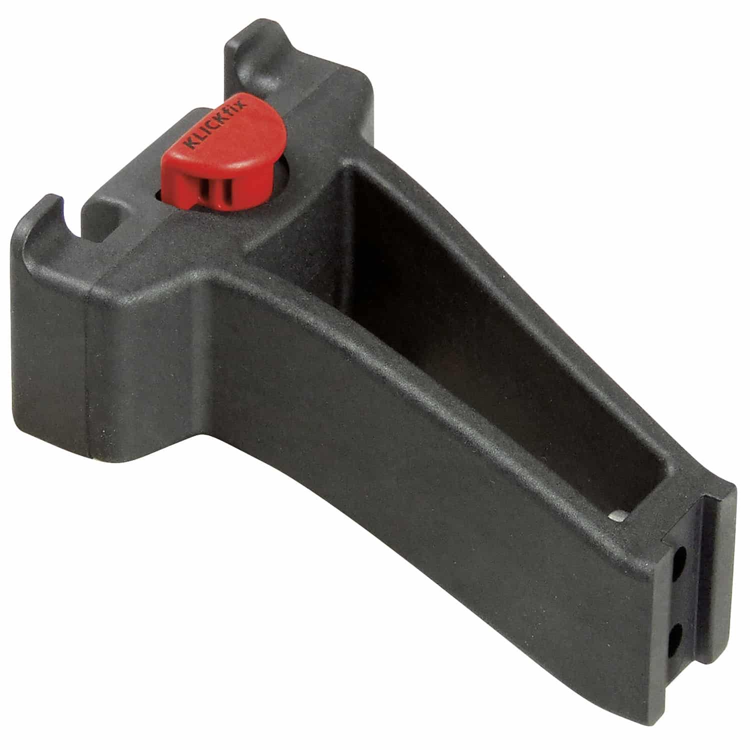 Klickfix tasdeel voor balhoofdbuis adapter zwart