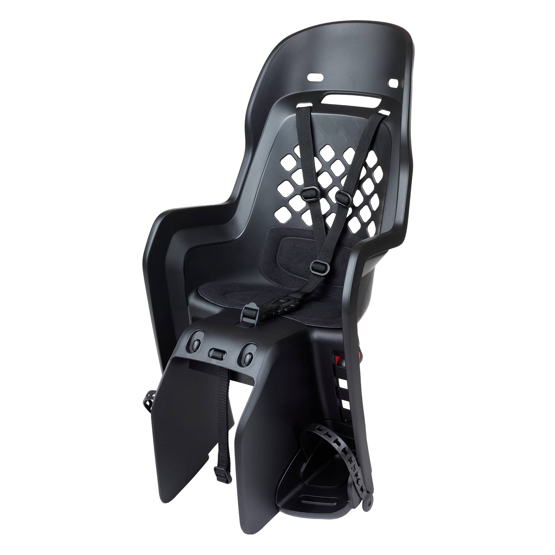 Polisport achterzitje Joy black series drager bev.