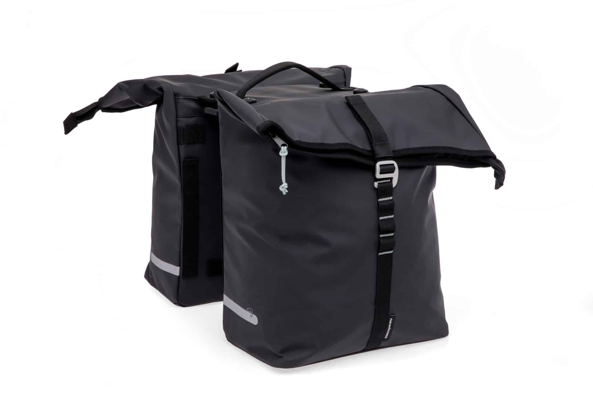 New Looxs fietstas dubbel Cantos black MIK 36L