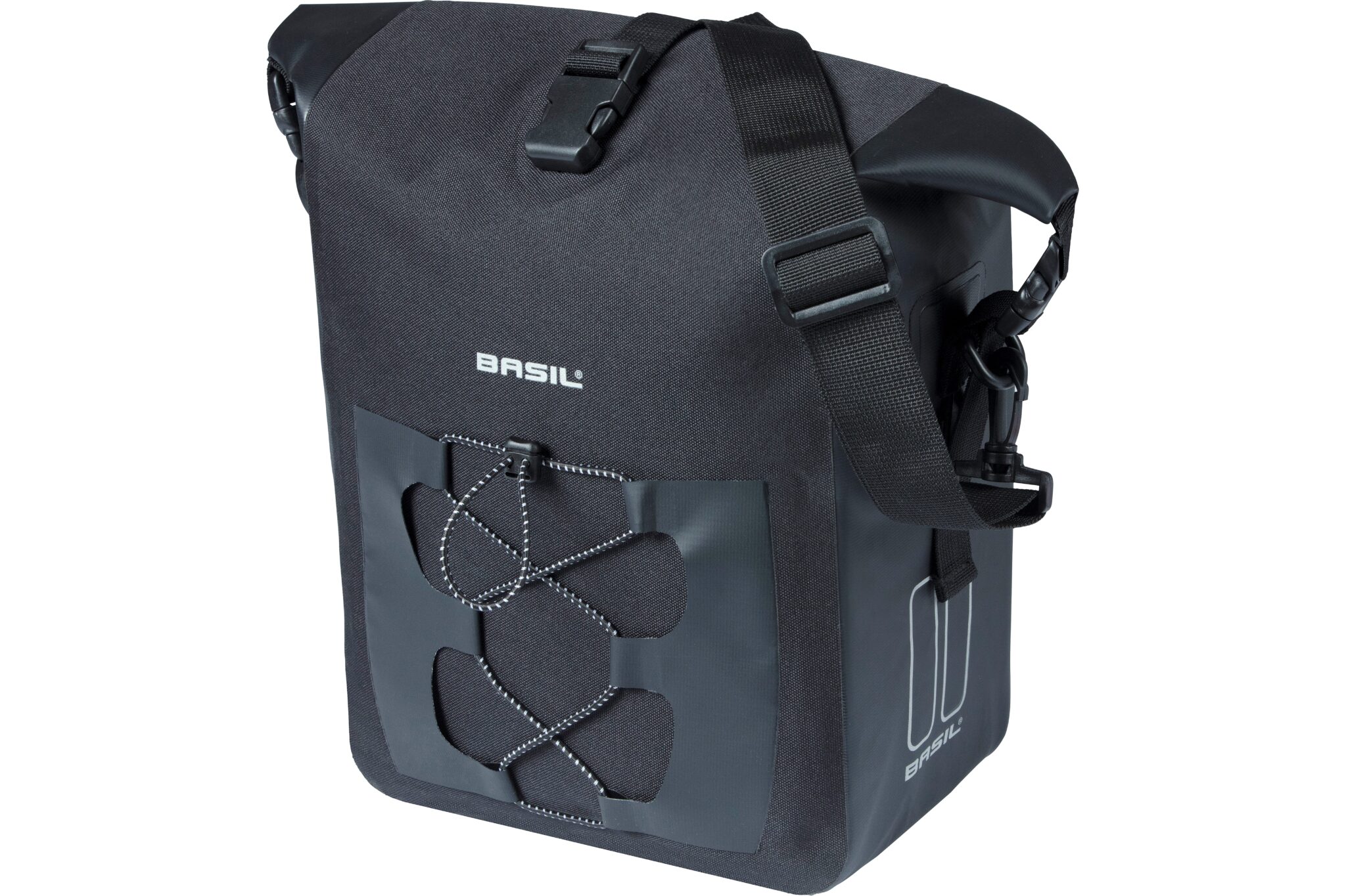 Basil fietstas enkel Navigator M Waterproof zwart 12-15L
