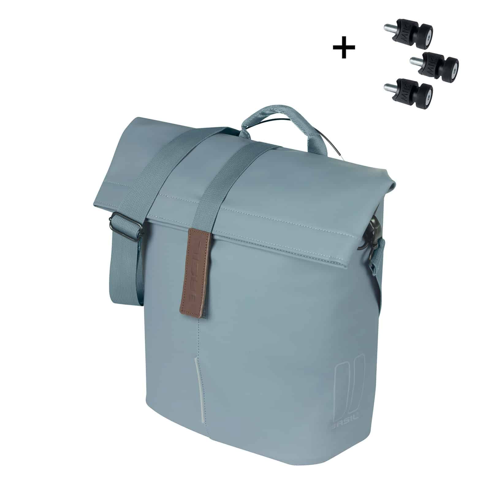 Basil shoppertas City MIK Studs graphite blue 14-16L