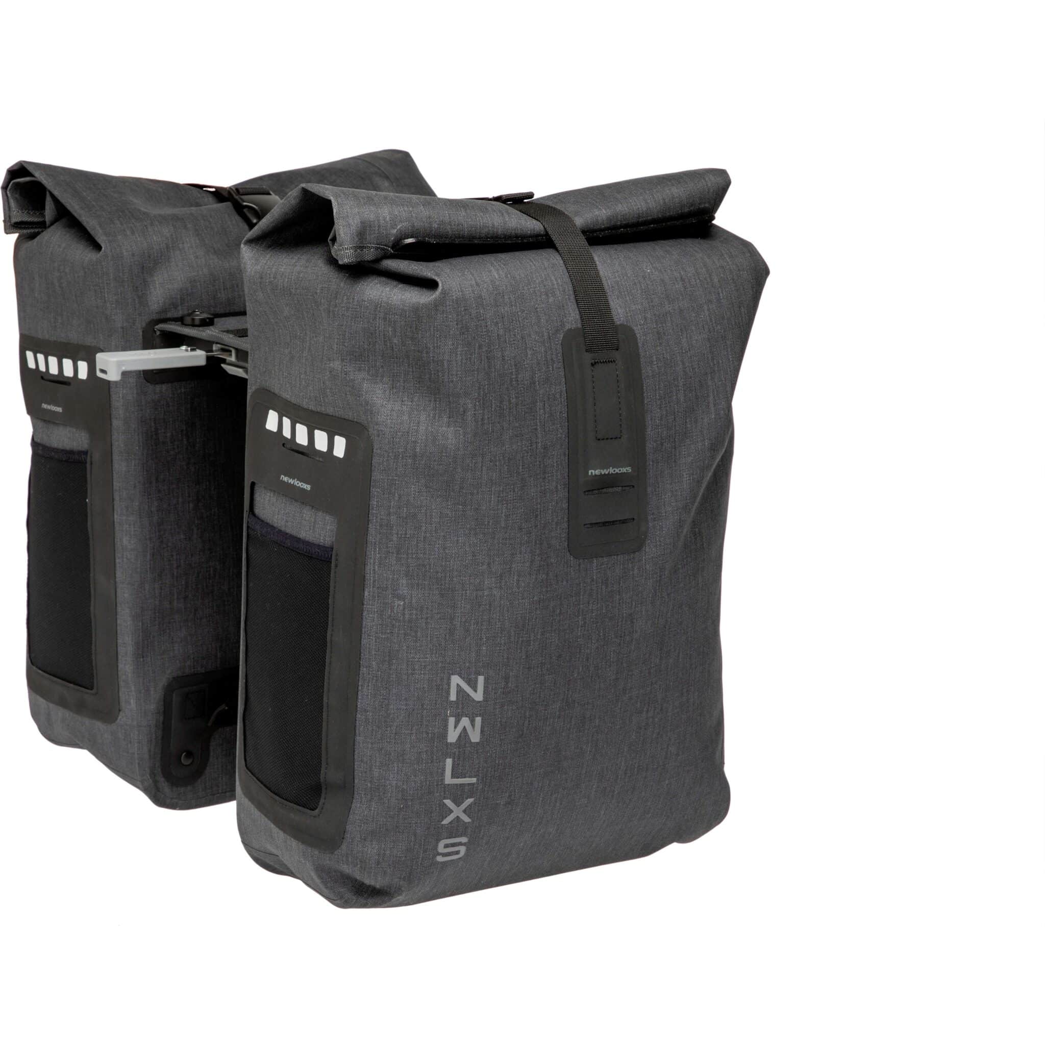 New Looxs fietstas dubbel Varo waterdicht grey MIK 40L