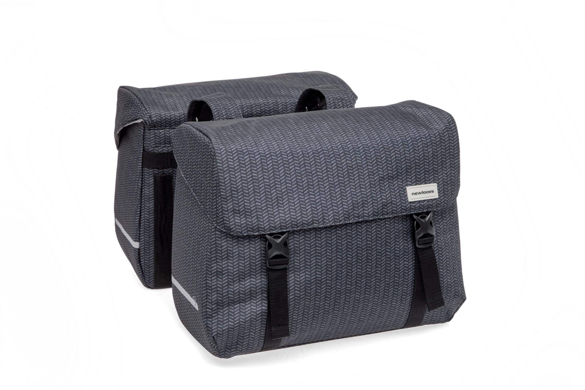 New Looxs fietstas dubbel Mondi Joy Nima black 38L