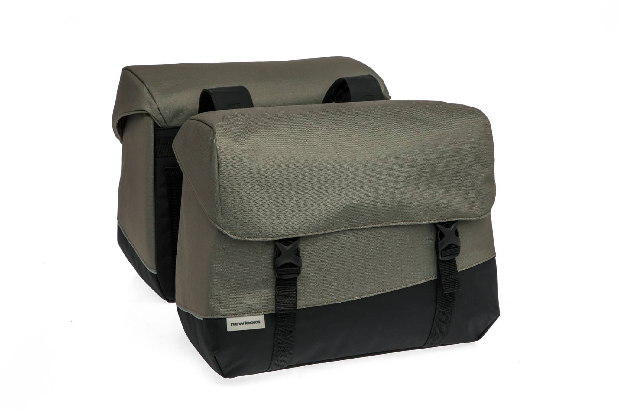 New Looxs fietstas dubbel Joli Oslo black/green 37L